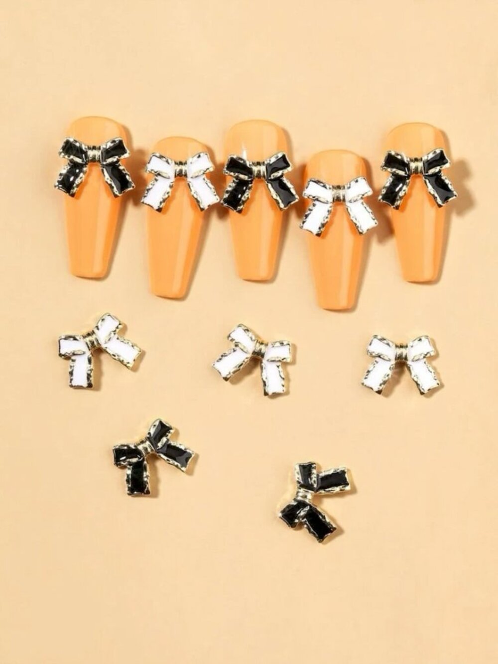 10pcs Bow-knot Nail Decor